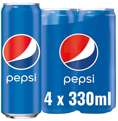 4er Pack Pepsi Cola das Original (je 0,33 L) für 1,13€ + Pfand   Prime Sparabo