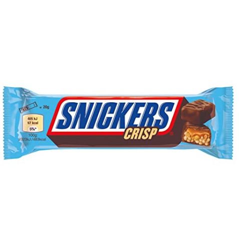 24er Pack Snickers Crisp Schokoriegel ab 7,19€ (statt 15€) &#8211; Prime Sparabo