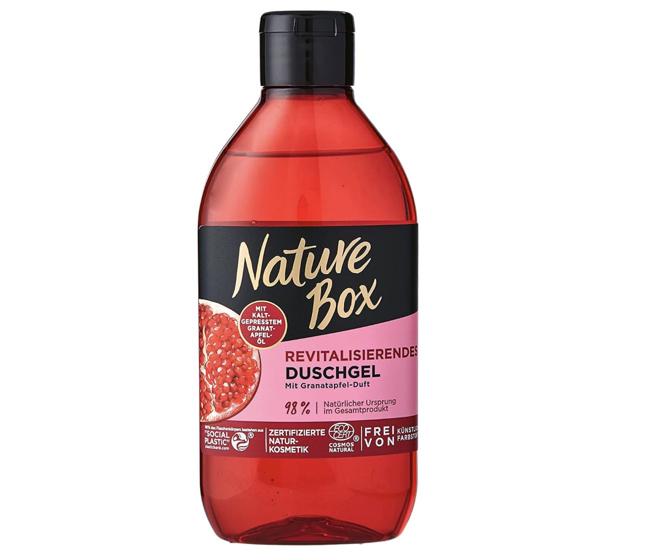 Nature Box Revitalisierendes Duschgel mit Granatapfel Duft für 0,80€ (statt 2€)   Prime