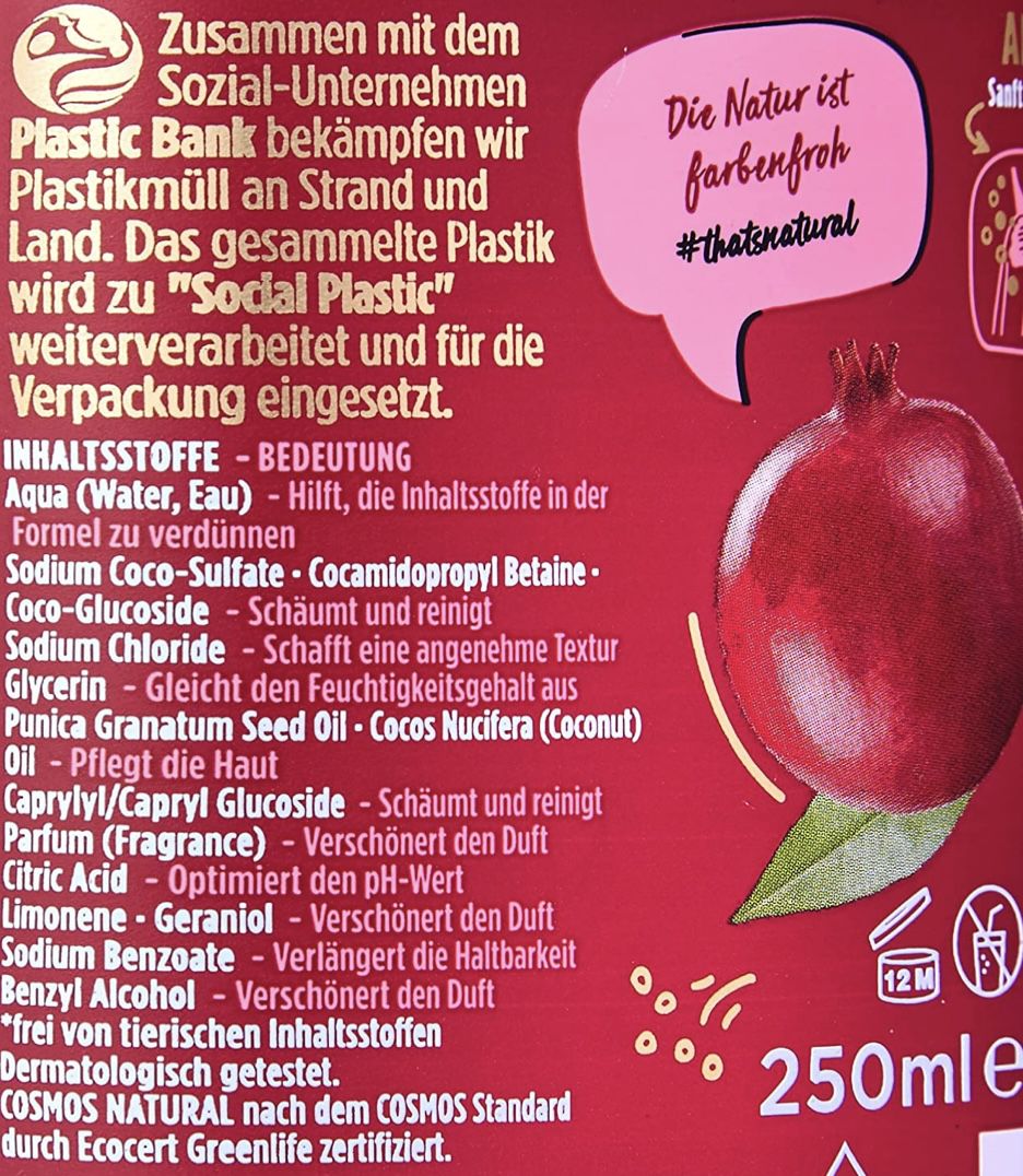 Nature Box Revitalisierendes Duschgel mit Granatapfel Duft für 0,80€ (statt 2€)   Prime