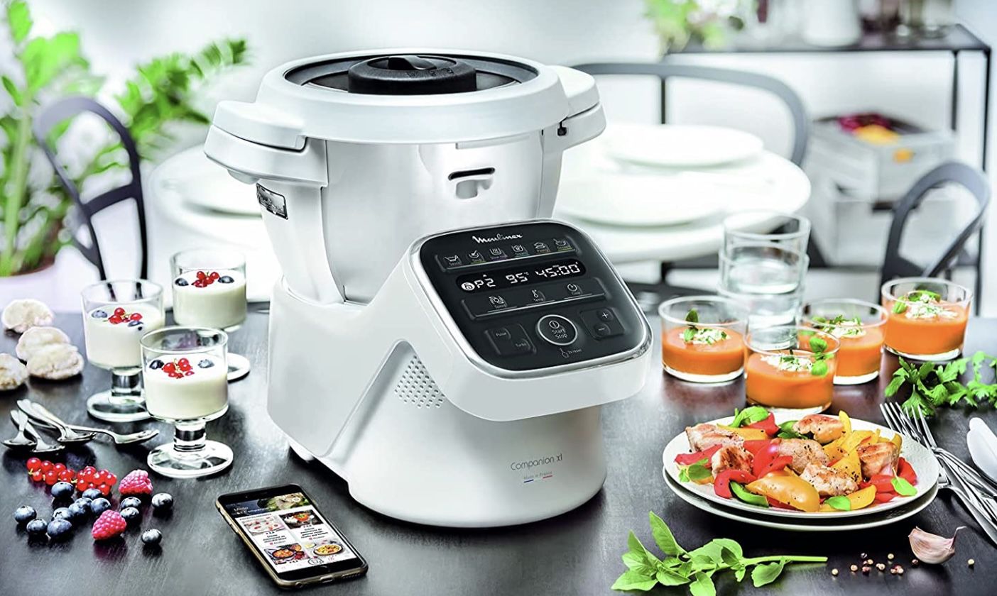 Moulinex HF80CB10 Companion XL Küchenmaschine mit 4.5L & 12 Automatikprogrammen für 497,51€ (statt 570€)