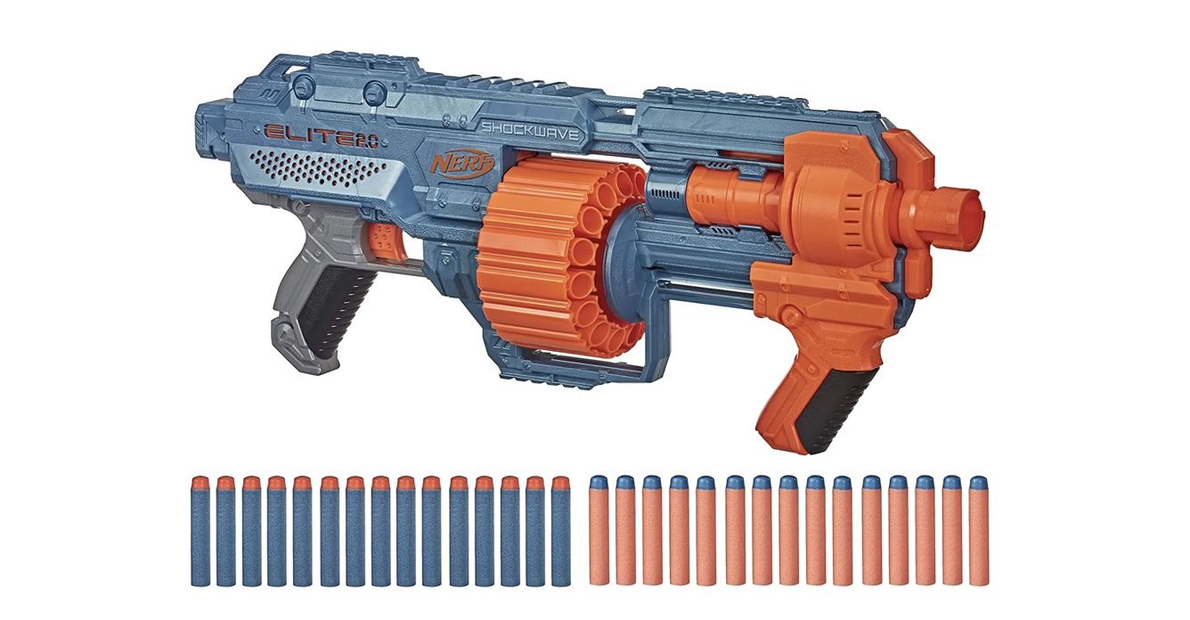 Hasbro E9527F03 Nerf Elite 2 Shockwave RD-15 Blaster für 18,99€ (statt 32€) &#8211; Prime