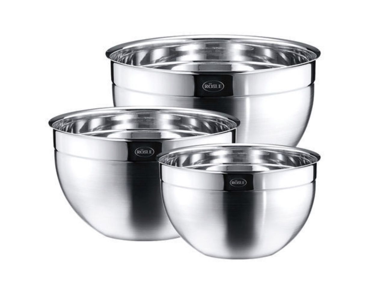 🏠 RÖSLE 15700 Schüssel Set aus Edelstahl 3-teilig für 46,99€ (statt 58€)