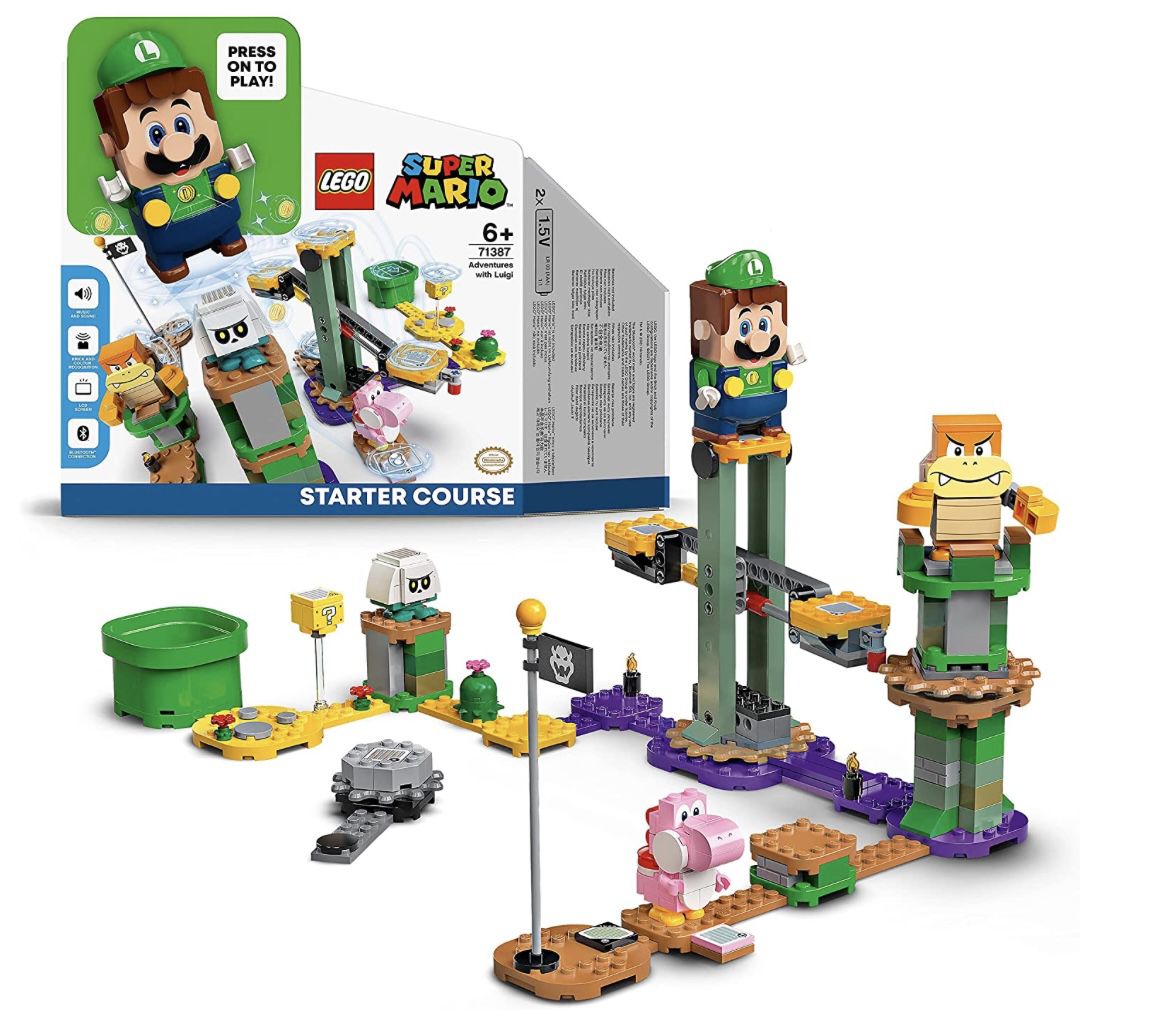 LEGO 71387 Starterset   Super Mario Abenteuer mit Luigi für 29,99€ (statt 39€)