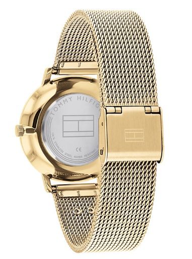 Tommy Hilfiger Tea Damenuhr in Gold für 75€ (statt 93€)