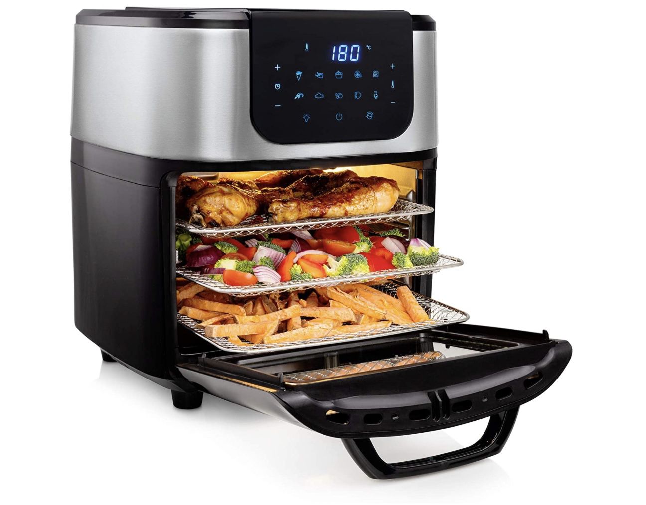 Princess 182075 Air Fryer DeLuxe mit 11L für 99,99€ (statt 149€)