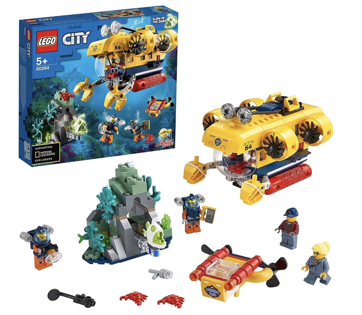 LEGO 60264 City Meeresforschungs U Boot für 20,38€ (statt 27€)   Prime