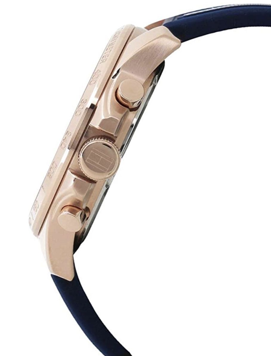 Tommy Hilfiger 1791474 Multi Zifferblatt Armbanduhr mit Silikonarmband ab 93,22€ (statt 140€)