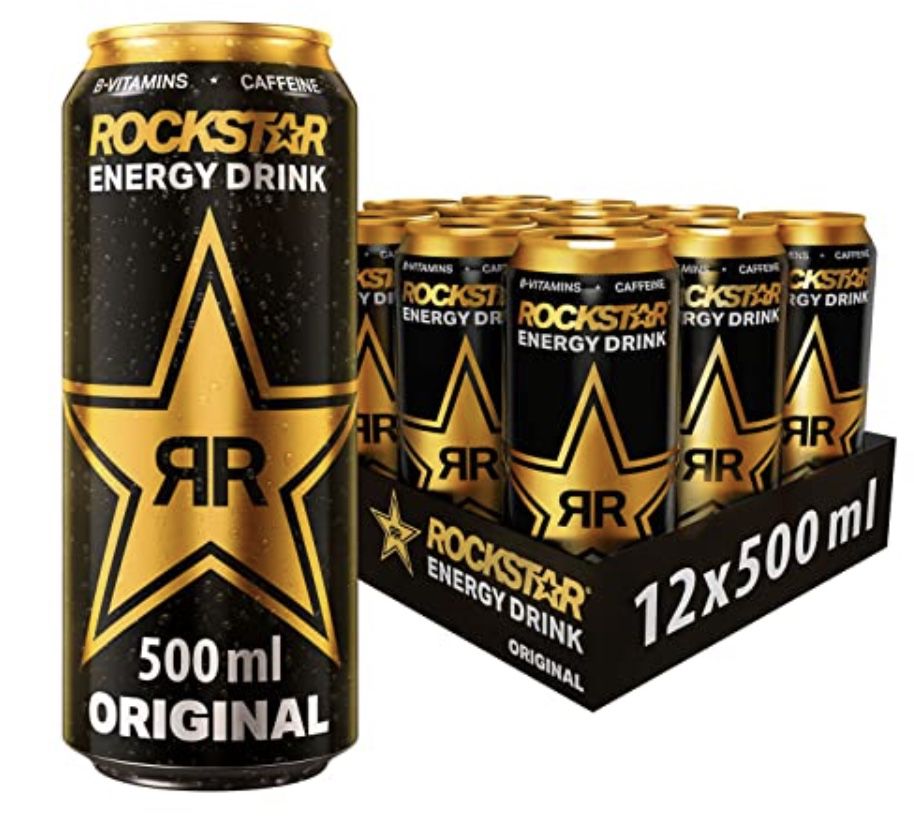12x Rockstar Energy Drink Original ab 13,49€ (statt 20€) zzgl. Pfand   Prime Sparabo
