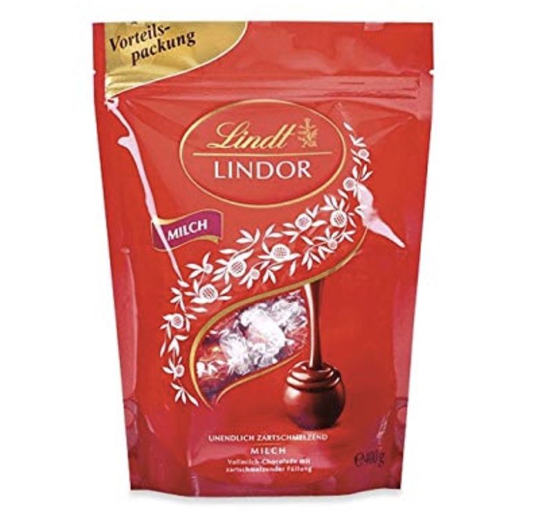 5x Lindt Lindor Vollmilch (ca. je 30 Kugeln) für 29,96€ (statt 40€)