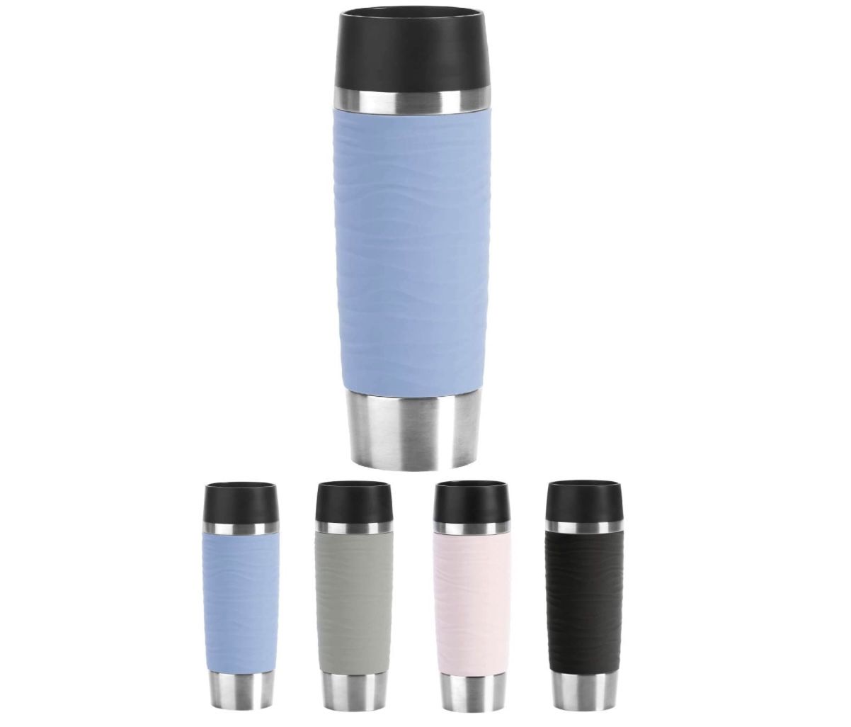Emsa Travel Mug N20121 Waves Grande Isolierbecher in versch. Farben für 15,99€ (statt 21€)