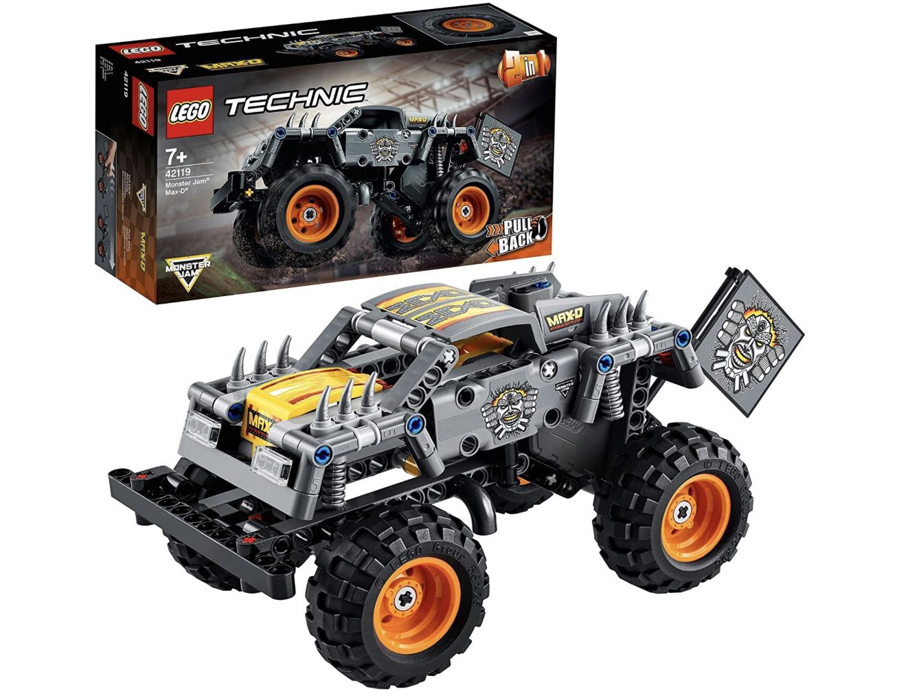 LEGO 42119 Technic Monster Jam Max D Truck und Quad für 13,49€ (statt 16€)   Prime