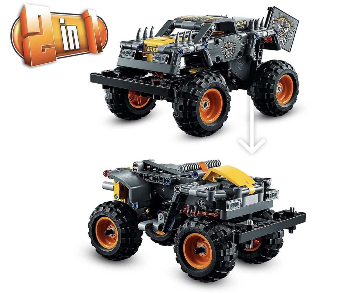 LEGO 42119 Technic Monster Jam Max D Truck und Quad für 13,49€ (statt 16€)   Prime