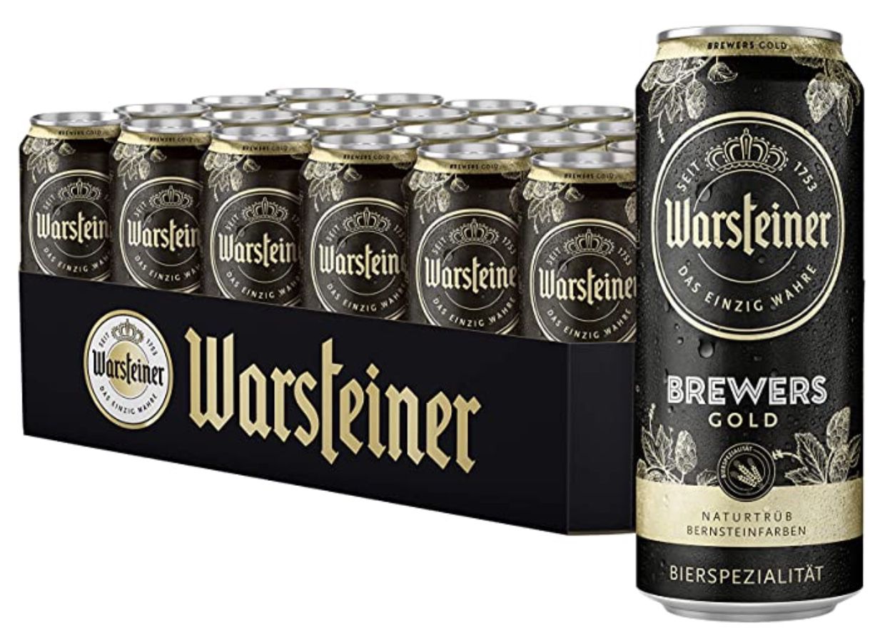 24x WARSTEINER Brewers Gold (0,5l) für 11,69€ zzgl. Pfand   Prime Sparabo