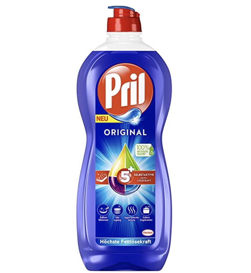 Pril 5 Plus Original Handgeschirrspülmittel für 0,75€   Prime Sparabo