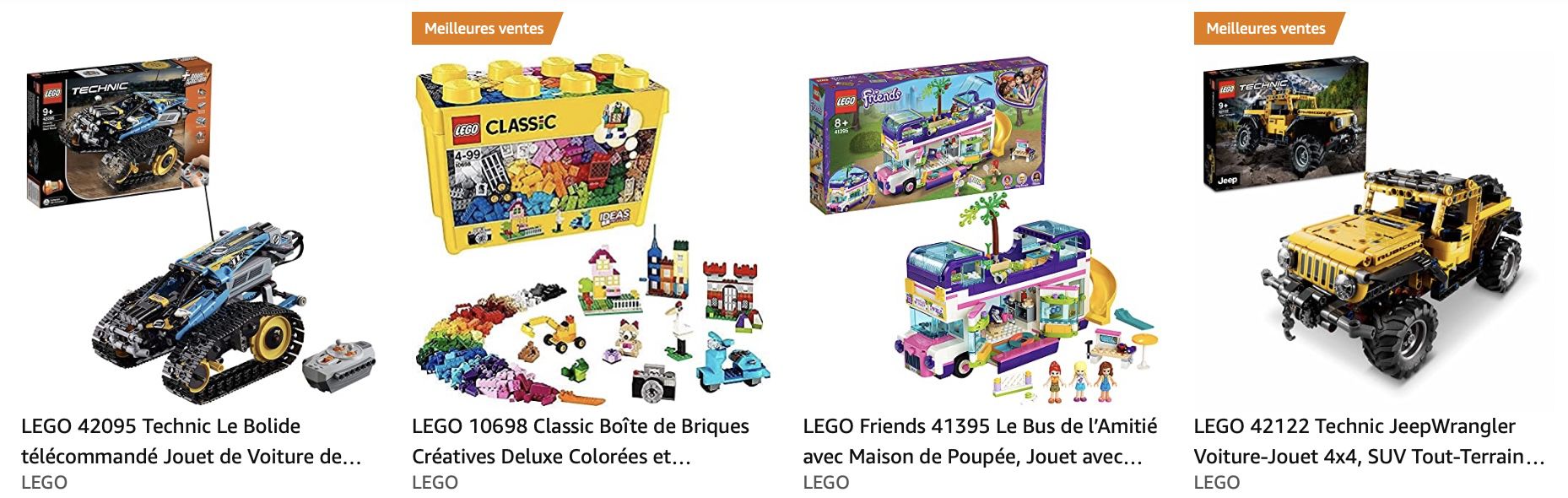 3 Legos zum Preis von 2 bei Amazon Frankreich