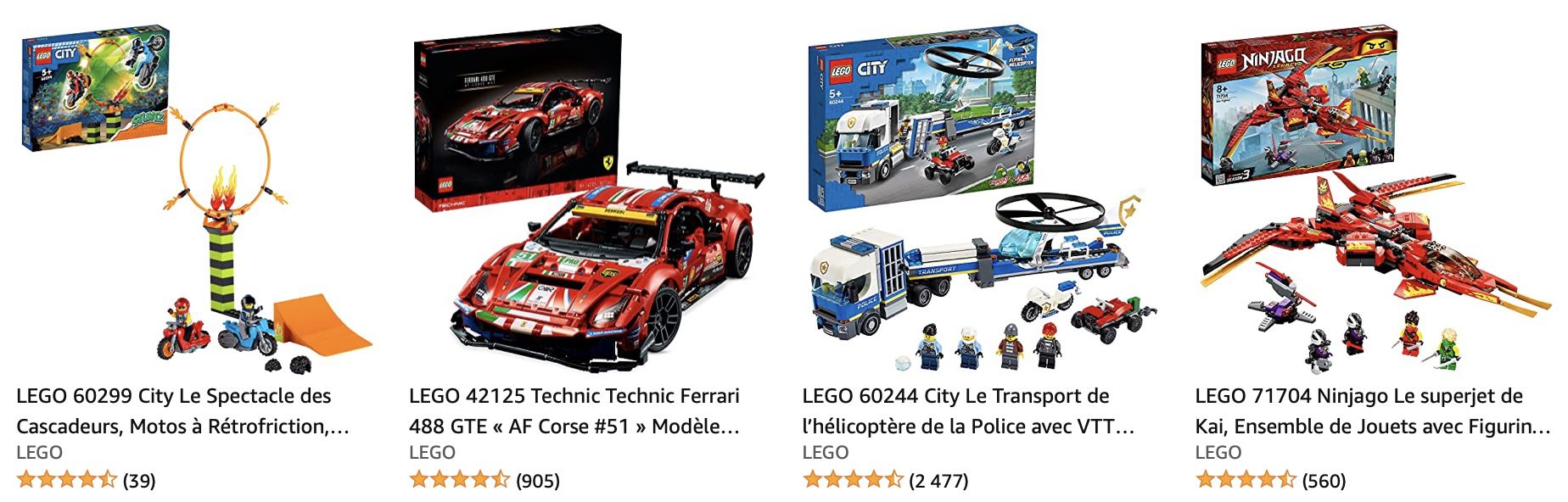 3 Legos zum Preis von 2 bei Amazon Frankreich