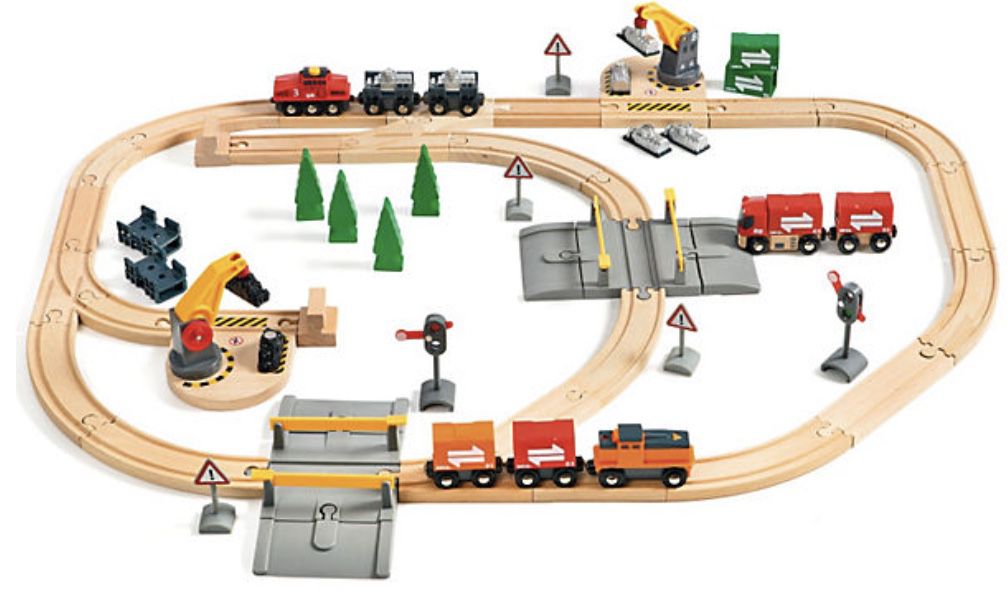 BRIO 33165 Großes Güterbahnhofset für 48,94€ (statt 84€)