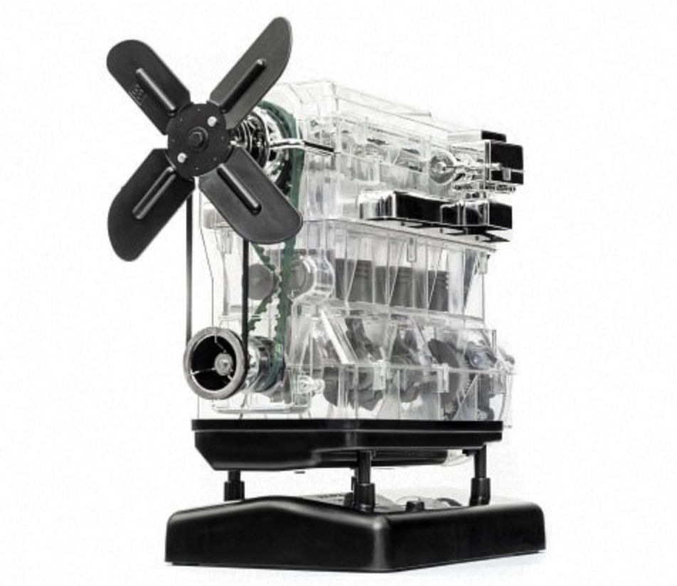 Franzis Technikbausatz 4 Zylinder Motor mit 100 Bauteilen inkl. Soundmodul für 39,96€ (statt 79€)