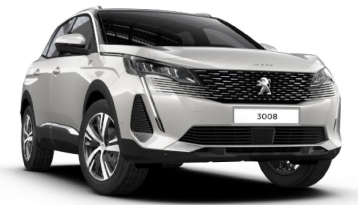 Privat: Peugeot 3008 Allure Hybrid mit 224 PS in Perlmutt Weiß für 310€ mtl.   LF: 0.79