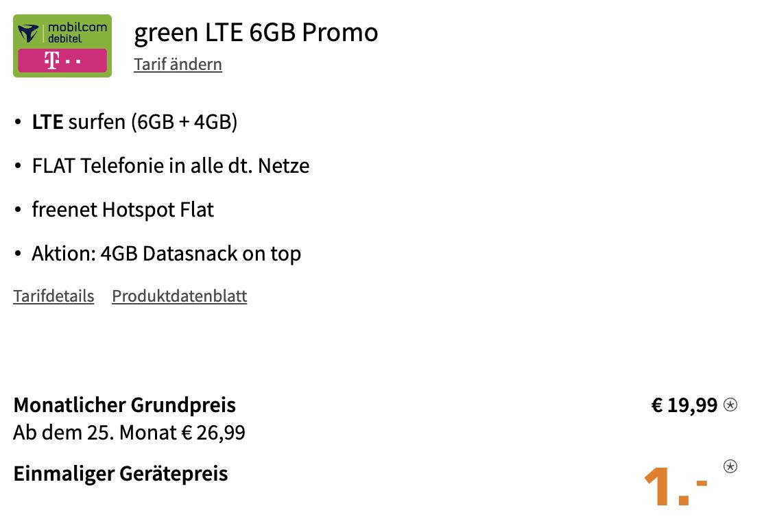 Xiaomi 11T 5G mit 128GB für 1€ + Telekom Allnet Flat mit 10GB LTE für 19,99€ mtl.