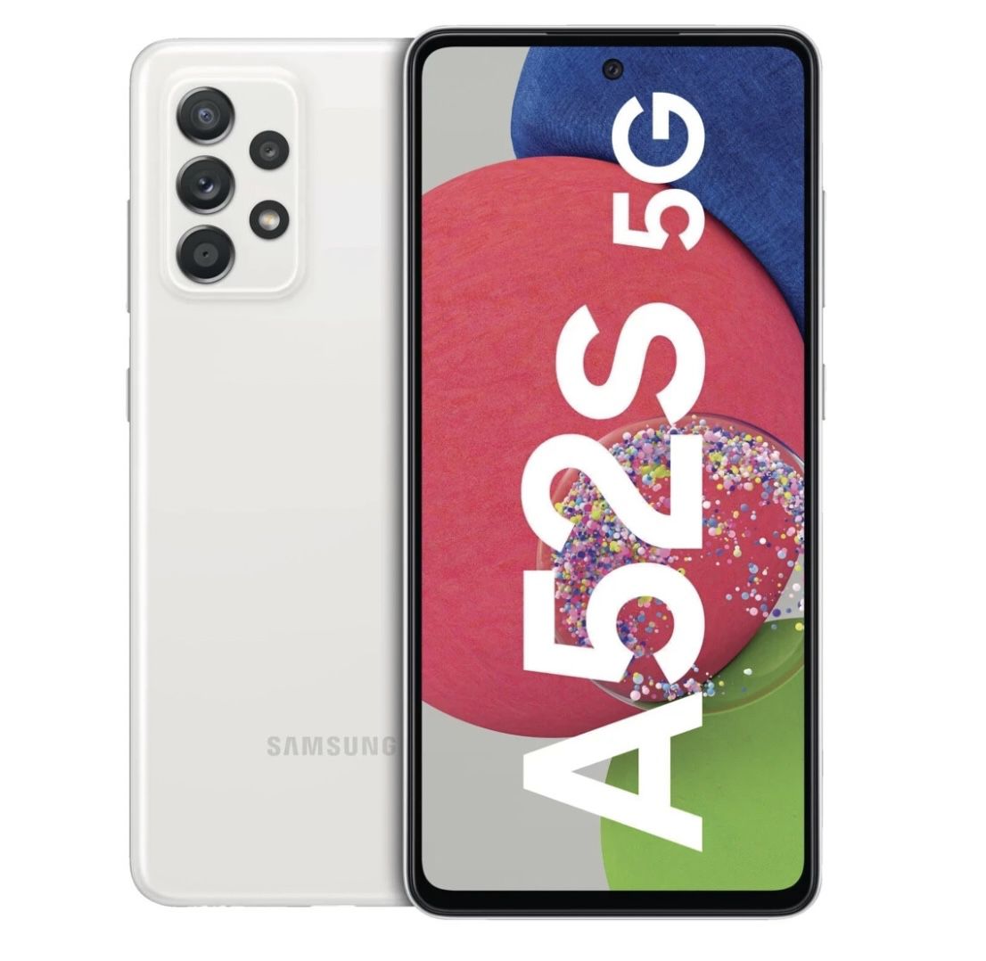 Samsung Galaxy A52s 5G   6,5 weißes Smartphone 6/128GB div. Farben für 199€ (statt 268€)