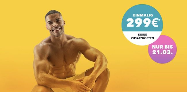 2 Jahre McFit Mitgliedschaft für 299€ + keine Anmeldegebühr (statt 838€)