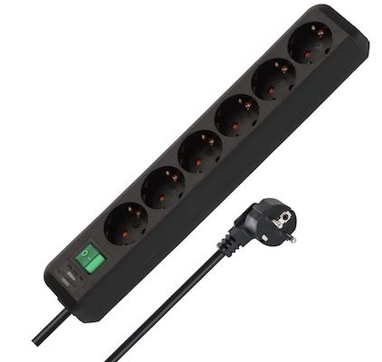 🔌 Brennenstuhl Eco-Line Steckdosenleiste 6-fach 1.5m Kabel für 5,37€ (statt 8€)