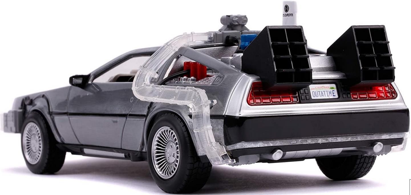 Jada Toys   Zurück in die Zukunft 2   Delorean DMC 12 Modellauto 1:24 für 13,28€ (statt 25€)