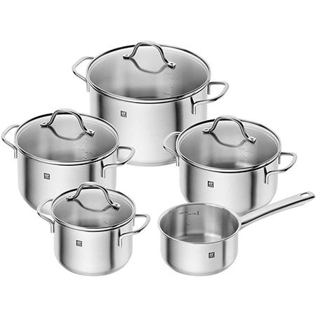 Zwilling „Flow“ Kochtopf-Set, 5-tlg. mit 4 Deckel für 109,99€ (statt 174€)