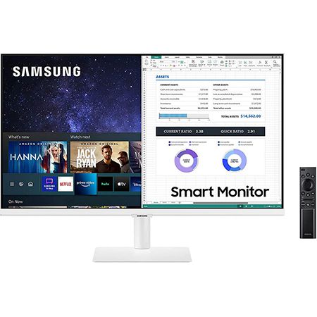 Samsung M5   27 Zoll Smart Monitor mit Full HD und randlosem Display für 185€ (statt 222€)