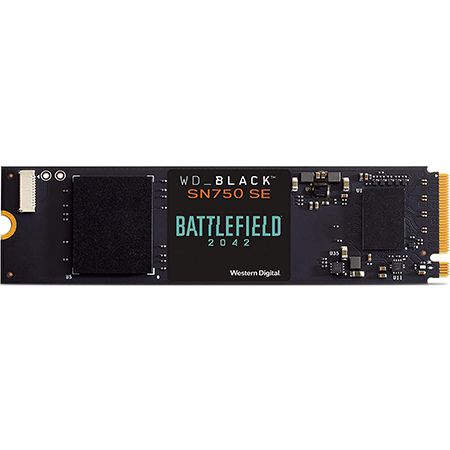WD BLACK SN750 SE 500 GB NVMe SSD + Battlefield 2042 PC Game Code für 89,99€ (statt 102€)