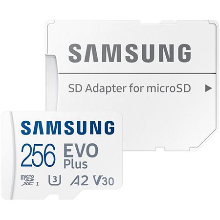 Samsung EVO Plus microSD A2 Speicherkarte (2021) mit 256GB für 22,99€ (statt 27€)