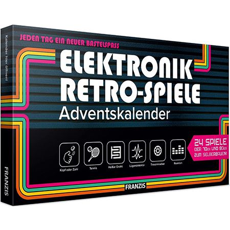 FRANZIS 67150   Elektronik Retro Spiele Adventskalender für 6,54€ (statt 11€)   Prime