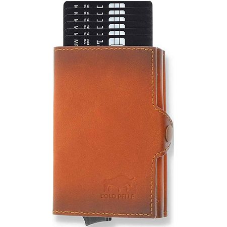 Solo Pelle Leder Geldbörse mit RFID Schutz für bis zu 6 11 Karten für 33,33€ (statt 50€)