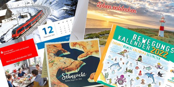 Kostenlose Kalender für 2022 bestellen   Foto, Wand oder Posterkalender