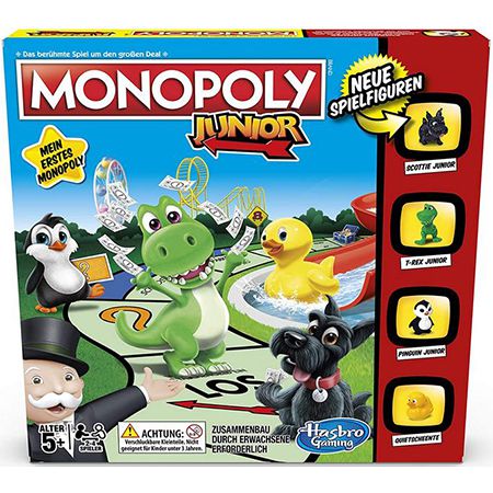 🎲 Hasbro Monopoly Junior – Der Klassiker für die Kleinen für 14,49€ (statt 24€)