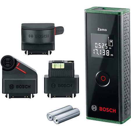 Bosch Zamo 3 &#8211; Laser Entfernungsmesser mit drei Adaptern für 59,25€ (statt 77€)