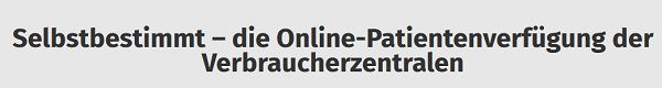 Patientenverfügung kostenlos erstellen