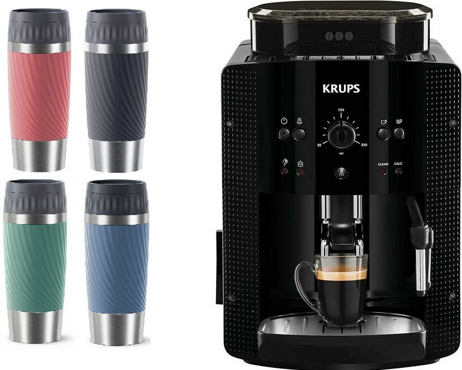 KRUPS EA81R870 ARABICA PICTO Kaffeevollautomat + EMSA Travel Mug Easy Twist für 211,75€ (statt 246€)