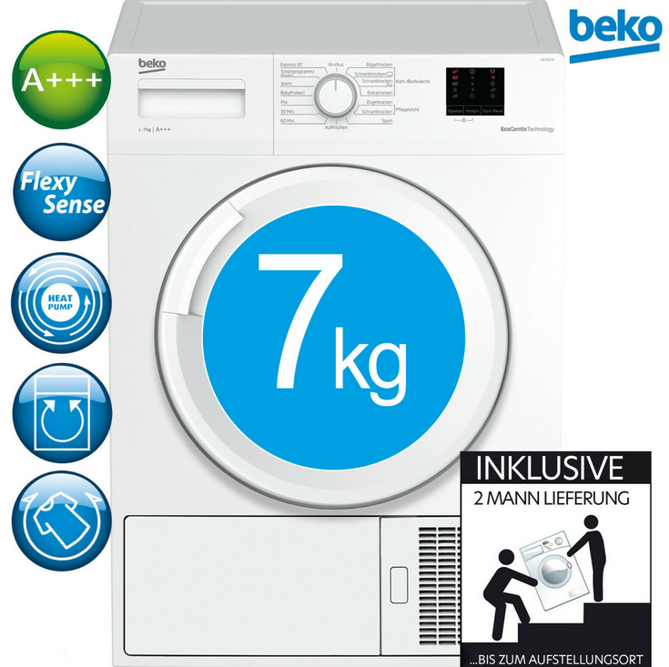 Beko DS7511PA Wärmepumpentrockner 7kg für 359,91€ (statt 469€)