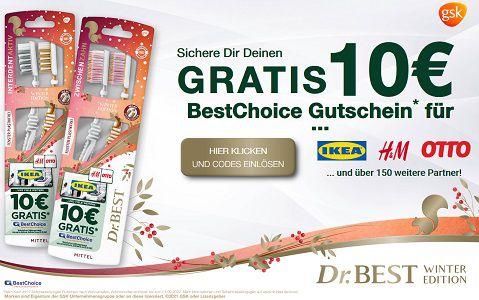 2 Dr. Best Aktionsprodukte kaufen   10€ BestChoice Gutschein abfassen