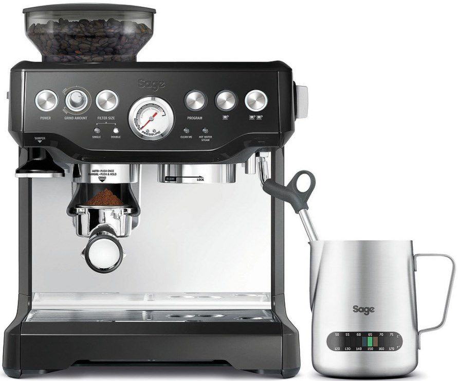 Sage Barista Express Espresso Siebträgermaschine in Schwarz Glänzend für 529,99€ (statt 630€)