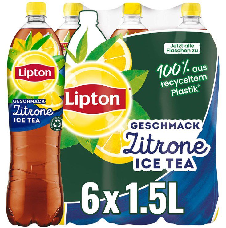 Lipton Ice Tea Zitrone 6 x 1,5Liter ab 4,11€ (statt 4,74€)   Spar Abo