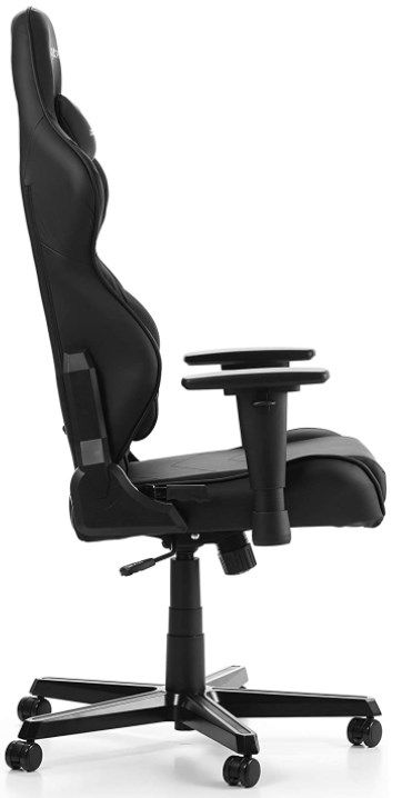 DXRacer Racing Gaming Stuhl Series R0 mit Kunstleder, Verstellbare Rückenlehne bis 135° in Schwarz für 239€ (statt 276€)