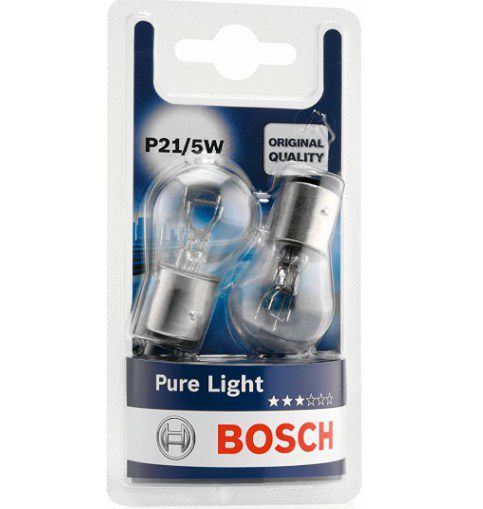 Bosch P21/5W Pure Light Fahrzeuglampen (Modellnummer 1 987 301 016) für 0,76€ (statt 4€)   Prime