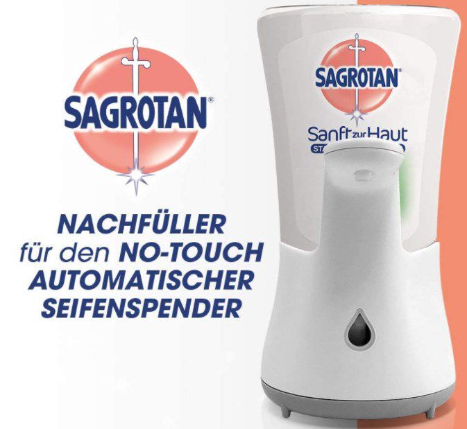 5 x 250ml Nachfüller Sagrotan No Touch Lotusblüte & Kamillenöl ab 9,44€ (statt 12,25€)   Spar Abo