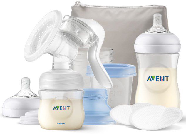 Philips Avent Handmilchpumpe Stillset SCF430/16 mit 125ml & 260ml Natural Flasche für 39,99€ (statt 50€)