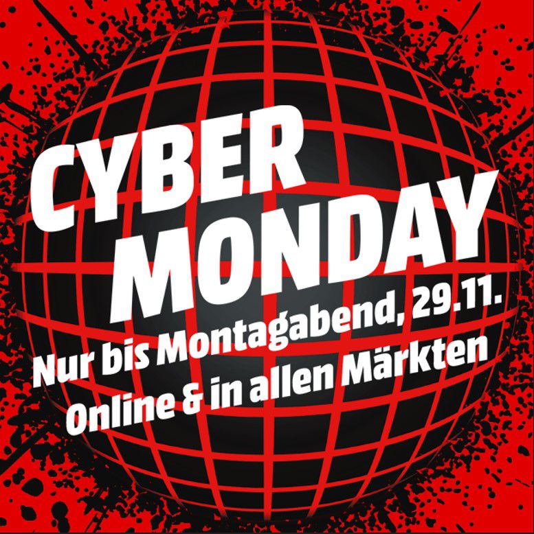 Saturn & Media Markt: Cyber Monday gestartet! Ausgewählte Artikel mit bis zu 300€ direkt Rabatt