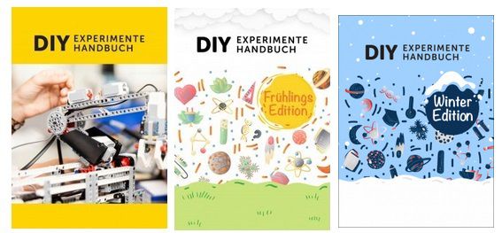 Kostenlos: DIY Experimente Handbücher für Kinder & Jugendliche